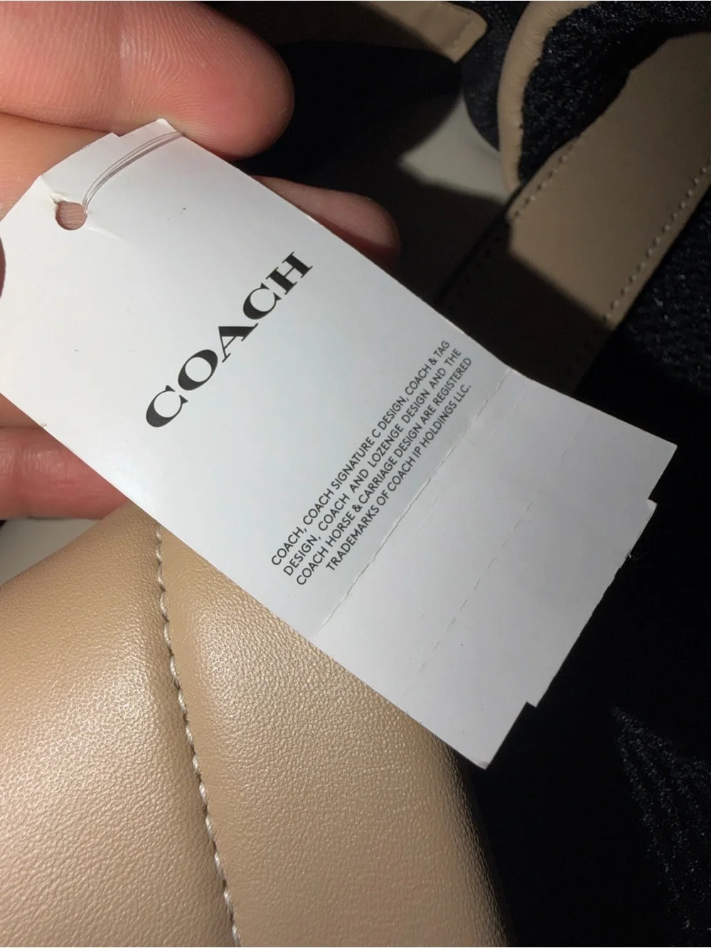 Coach Track Backpack in Colorblock with Coach Stamp (Style No. CH103) NWT